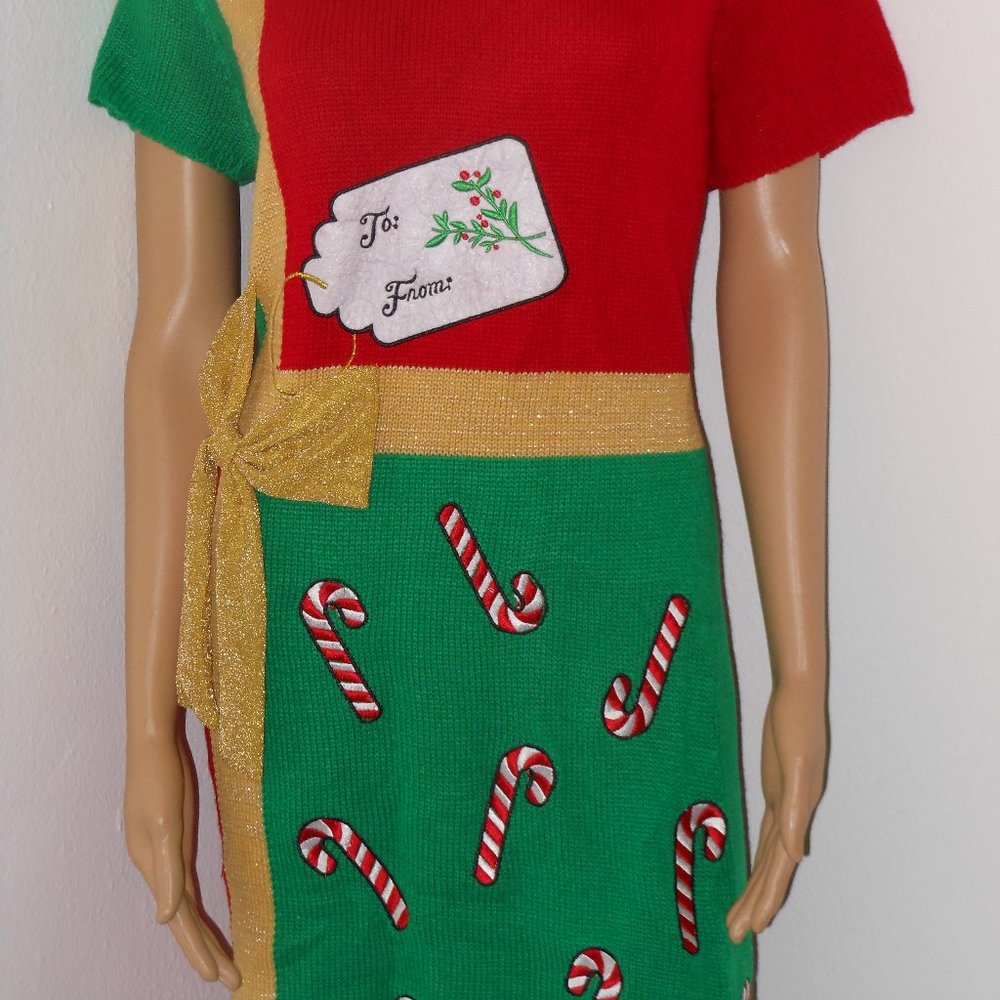 No Boundaries Size 3x Multi-Color Chrismas Dress - image 6